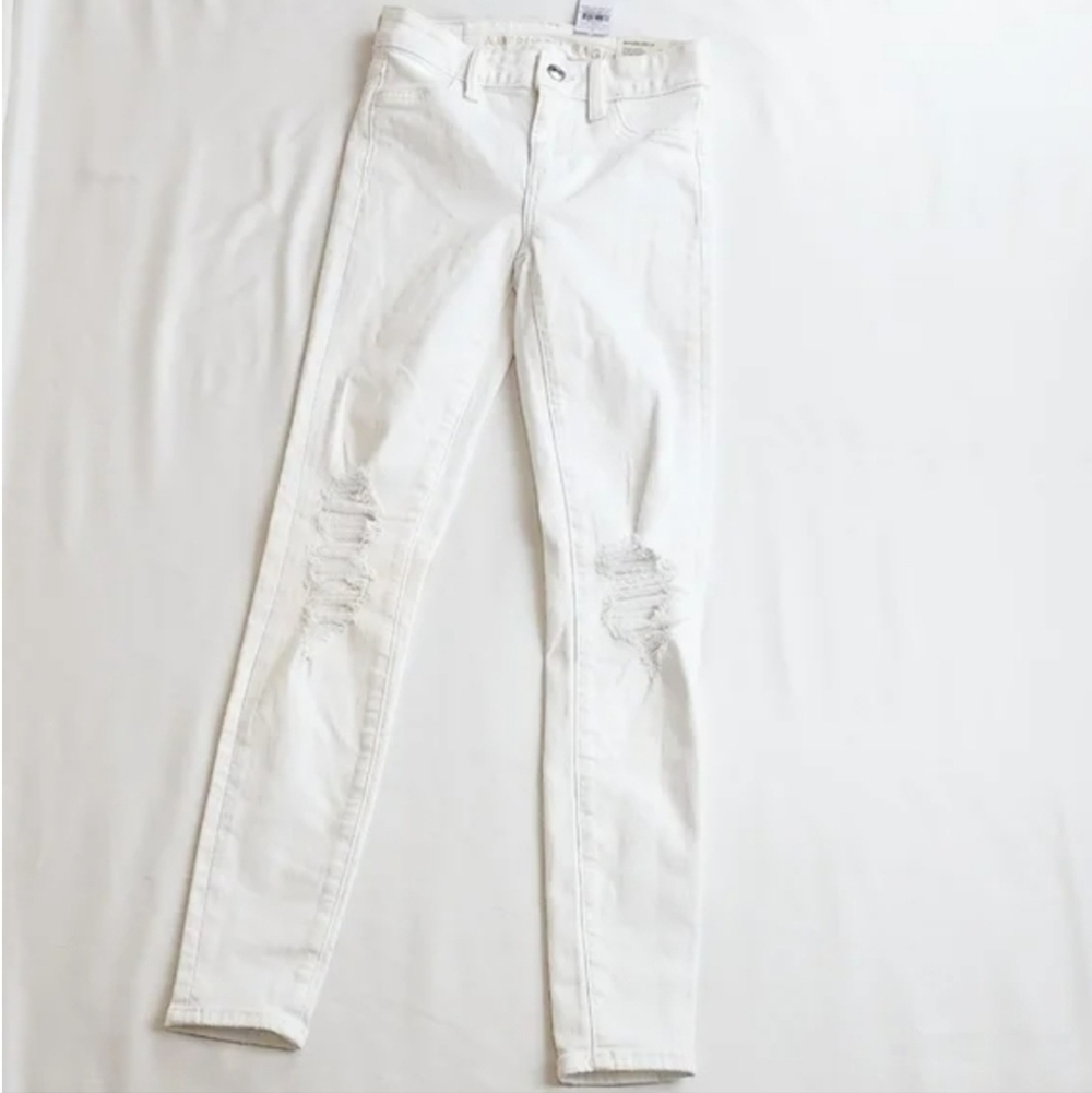 American Eagle Next Level Stretch Distressed Hi Rise Jegging - Picture 2 of 11
